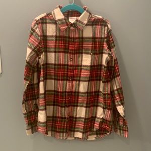 Hanna Andersson boys flannel shirt